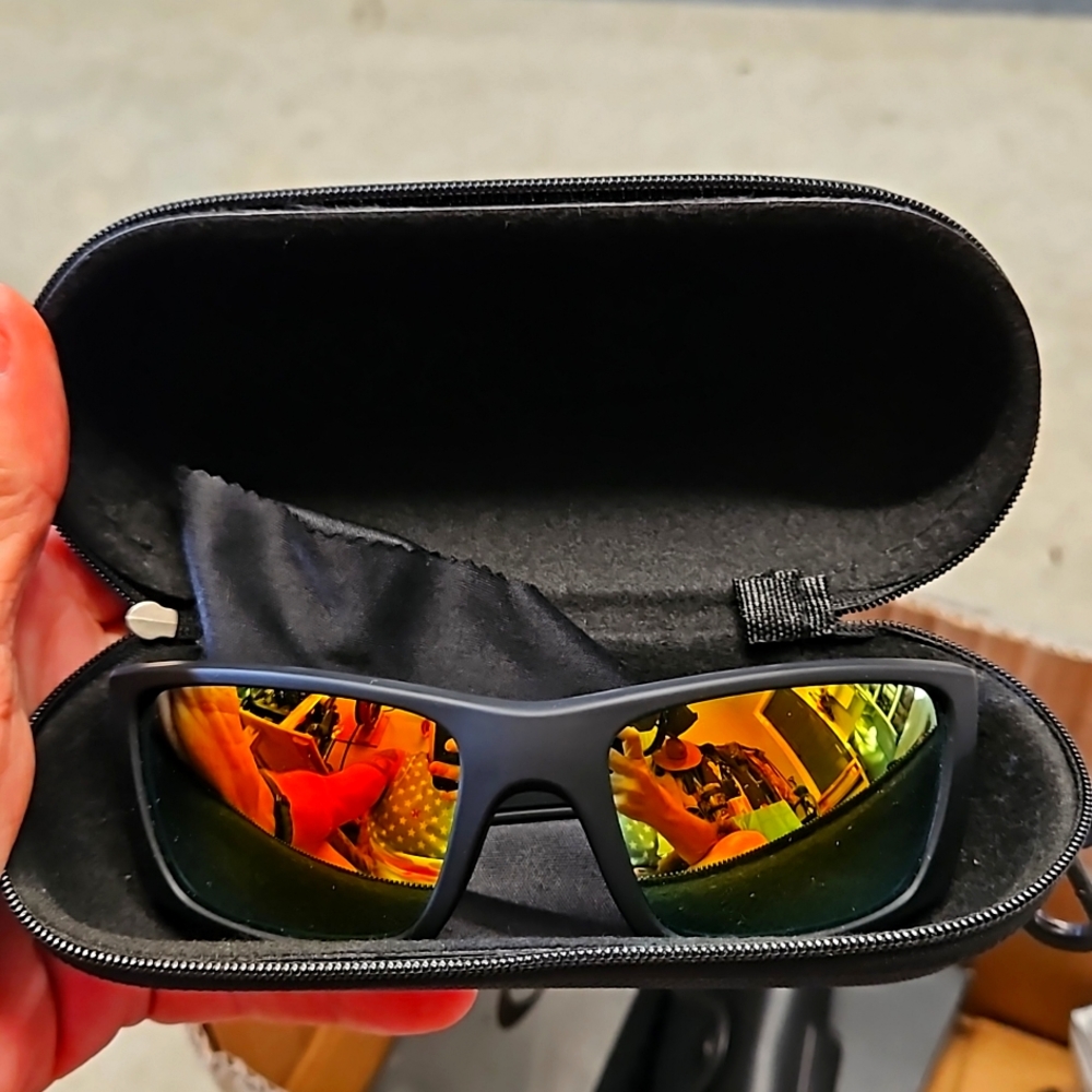 Oakley sunglasses.